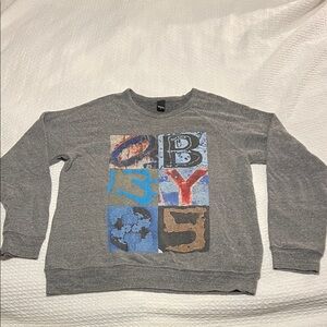 Obey Gray Graphic Sweatshirt